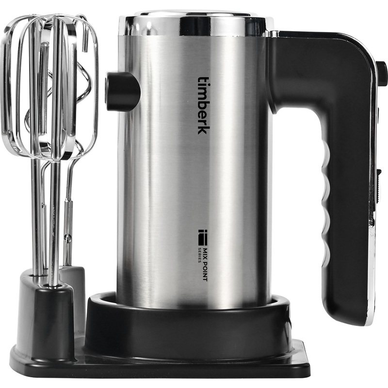 Изображение товара Timberk T HM40S49 ручной миксер серебристый 5 скоростей 550 Вт