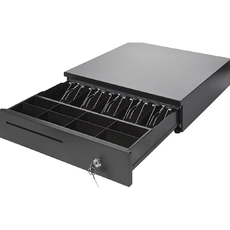 Изображение товара Денежный ящик PayTor HT-410P горизонтальный электромеханический чёрный