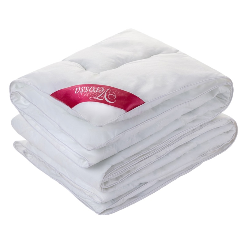 Изображение товара Одеяло евро Verossa 200x220 см стёганое без канта белое теплая летняя модель