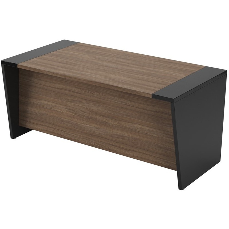 Изображение товара Стол руководителя письменный Asti (P) AST33911143 дуб/черный 1800х900х750 мм