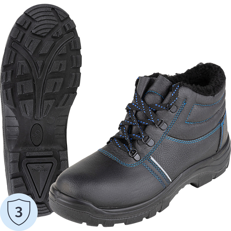 Изображение товара Ботинки рабочие зимние Prosafe 13М ПУ из кожи черные размер 46