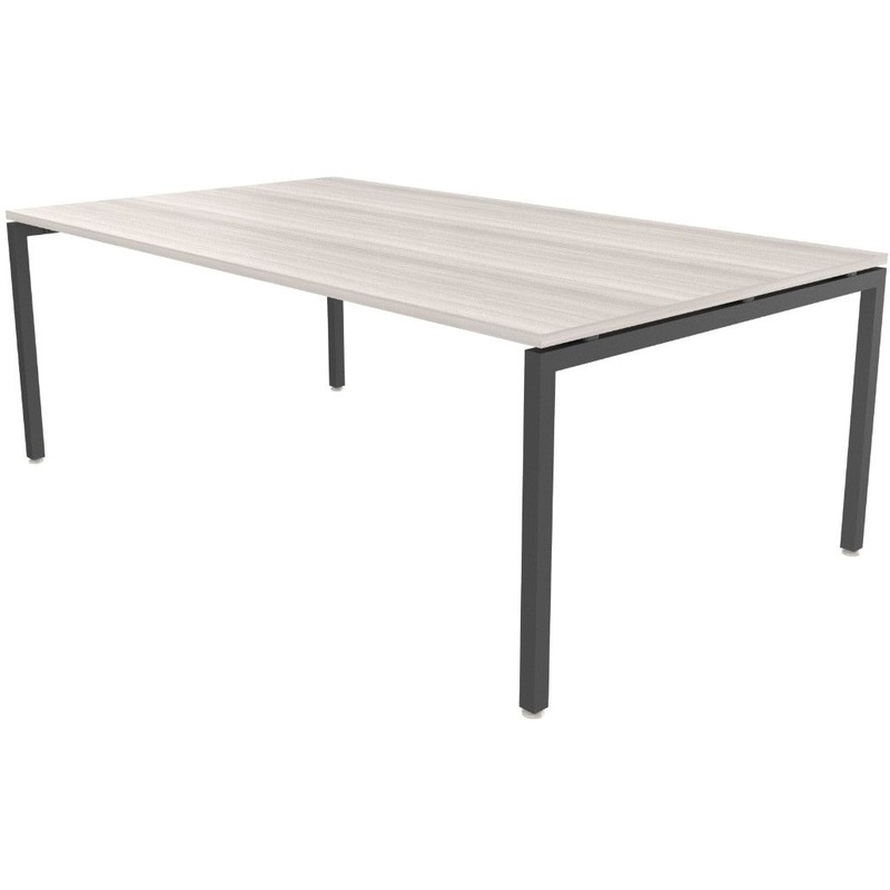 Изображение товара Стол для переговоров Steel 11703 дуб светлый/антрацит 2400х1200 мм офисный