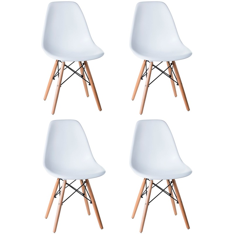 Изображение товара Стул обеденный LMZL-PP638-N белый (полипропилен)