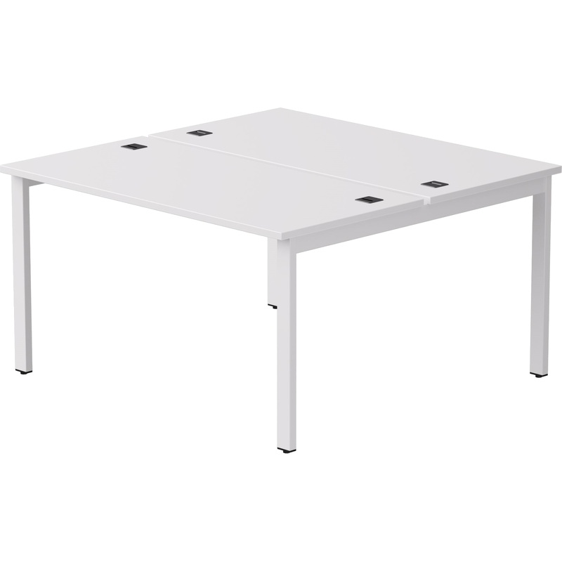 Изображение товара Рабочая станция EVO 254S019W39003 двухместная белая 1380х1370х755 мм