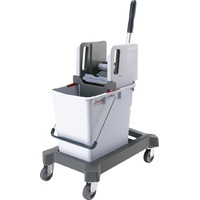 Уценка. Тележка уборочная Vileda Professional Система КомбиСпид Про одноведёрная  25 л с вертикальным отжимом на платформе (арт. производителя 149098)