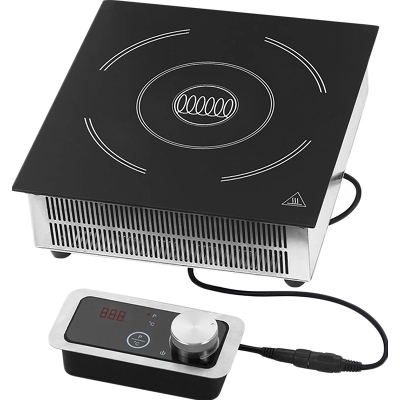 Изображение товара Встраиваемая индукционная плита Hurakan HKN-ICB35DL 1 конфорка стеклокерамика 10 уровней