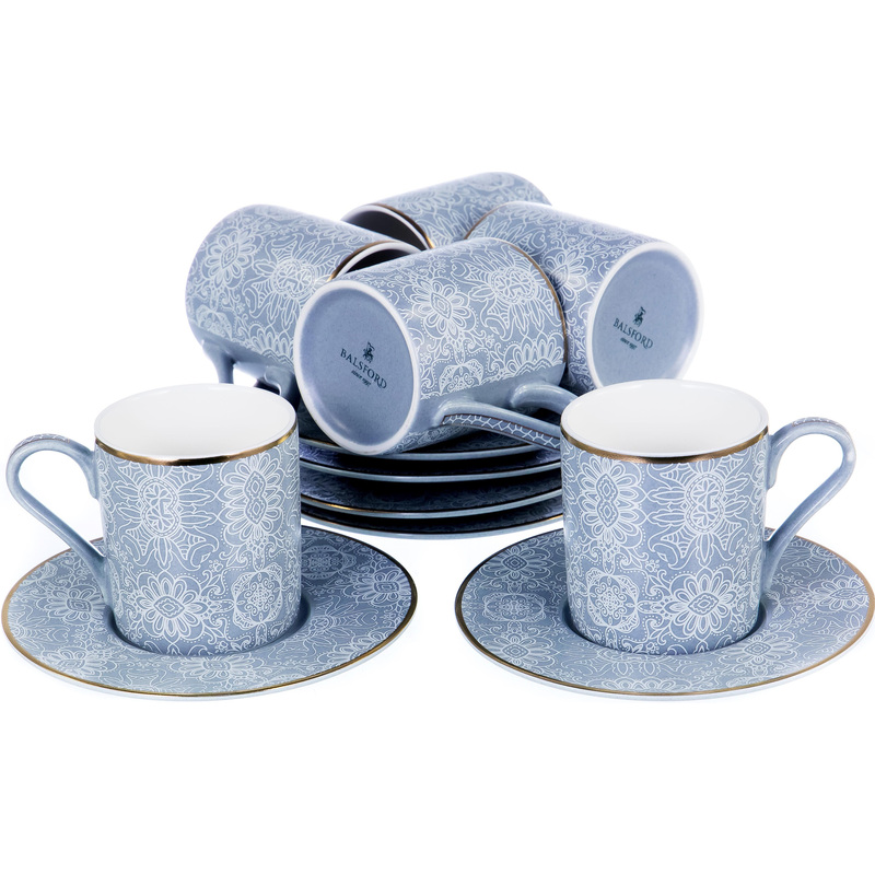 Изображение товара Набор кофейный Balsford Мармарис 146-30008 на 6 персон фарфор (12 предметов)