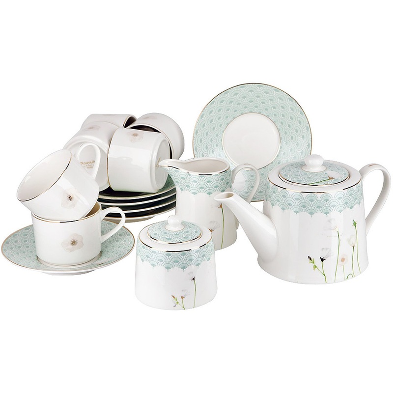 Изображение товара Сервиз чайный Nouvelle Home Sensuelle на 6 персон фарфор (15 предметов)
