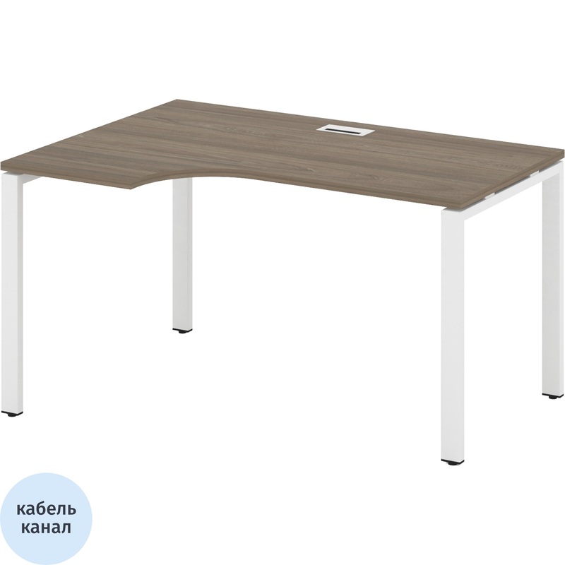 Изображение товара Эргономичный левый стол SN-6P.SPA-012 размеры 1580х700х750 мм