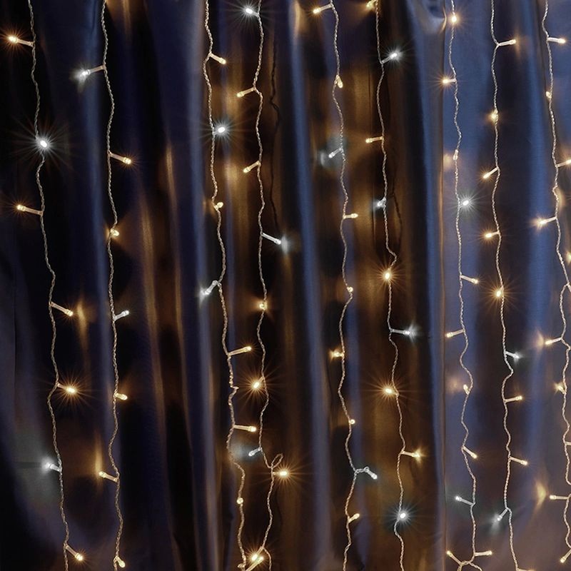 Изображение товара Гирлянда светодиодная Feron занавес 3 м 480 LED теплый белый свет IP44