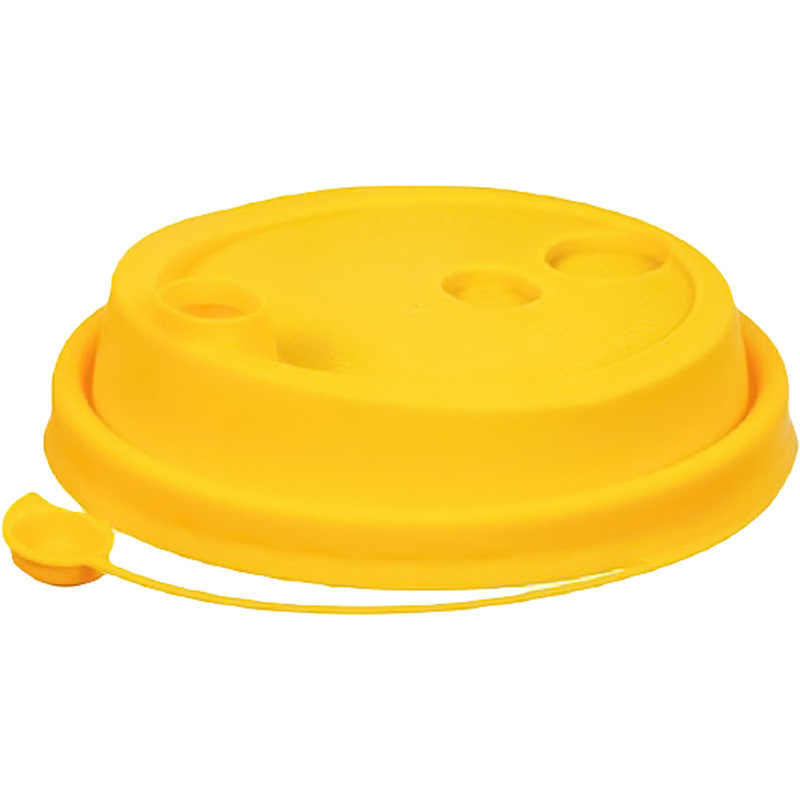 Изображение товара Крышка для стакана 80 мм жёлтая Аэроснаб 1000 штук в упаковке