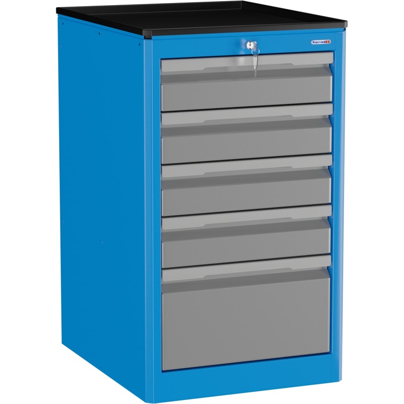 Изображение товара Инструментальная тумба Верстакофф TNC P5 металлическая с ключевым замком