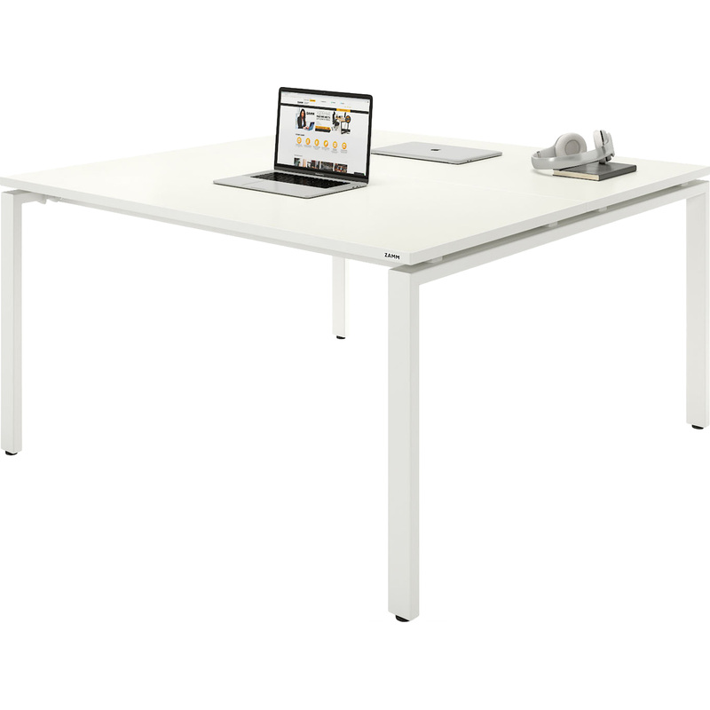 Изображение товара Бенч-система Zamm Формат 11501 белый премиум для офиса и коворкинга