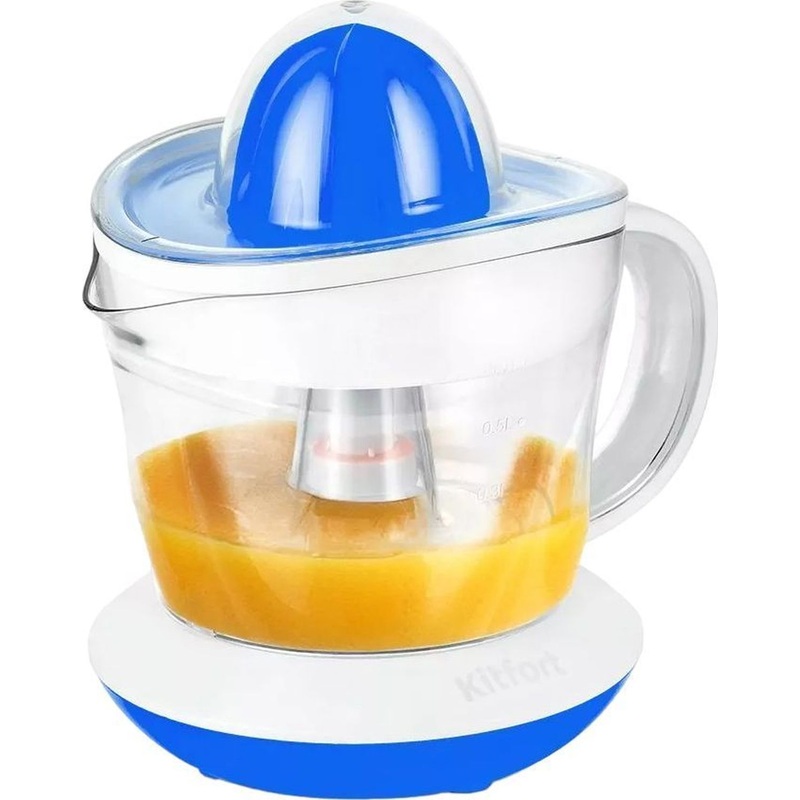Изображение товара Соковыжималка для цитрусовых Kitfort КТ-1148-3 синяя быстросъемная