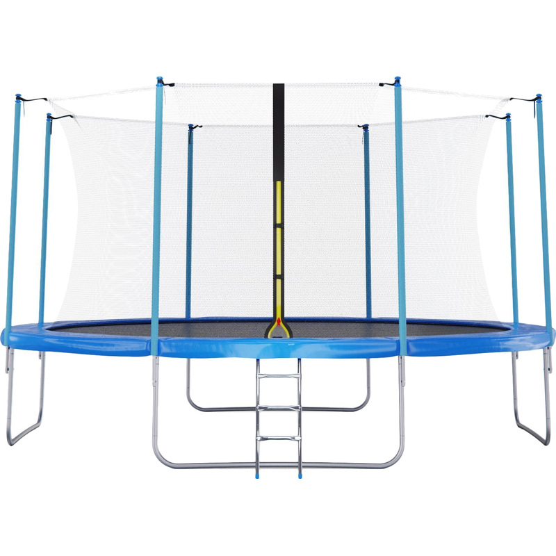 Изображение товара Батут с защитной сеткой DFC Femmto 14FT диаметр 427 см синий