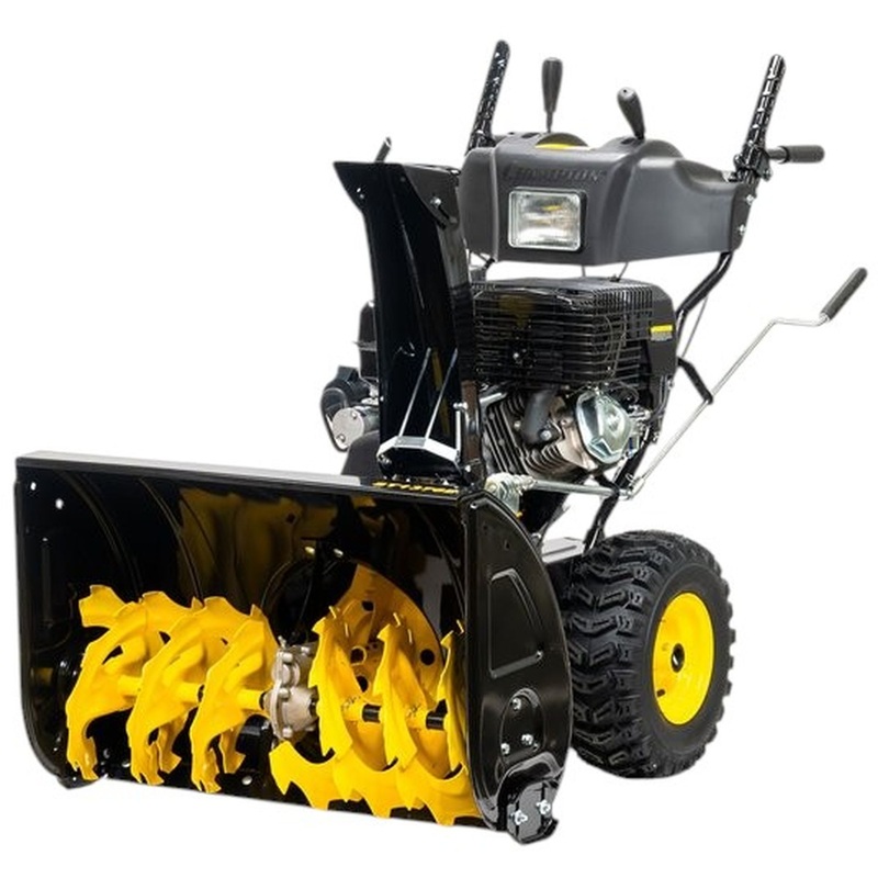 Изображение товара Бензиновый снегоуборщик Champion ST1376E PRO 13 л.с. ширина 76 см мощный надежный