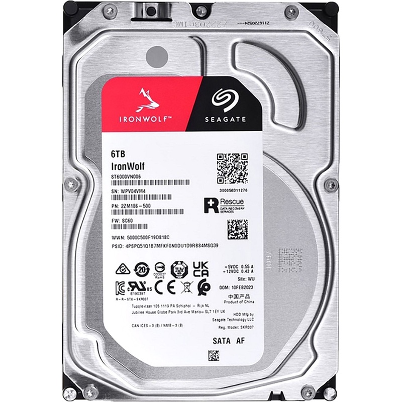 Изображение товара Seagate Ironwolf 6 ТБ Жесткий диск для NAS RAID 3.5 SATA 5400RPM