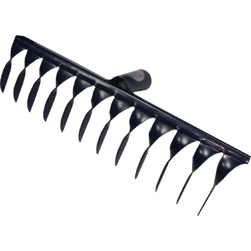 Изображение товара Грабли витые РусТрейд без черенка 12 зубьев 34 см для сада