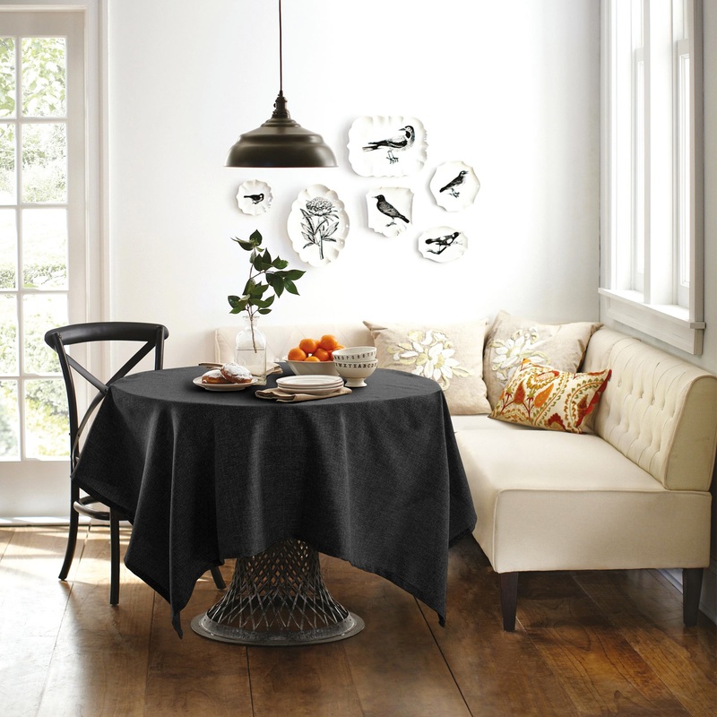 Изображение товара Прямоугольная скатерть Волшебная Ночь 165x200 см полиэстер рогожка графит