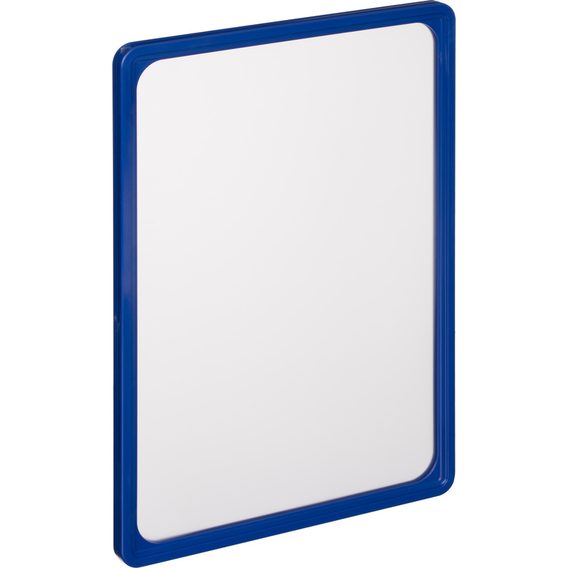 Изображение товара Рамка пластиковая Комус А4 с карманом-проектором синяя (10 штук в упаковке)