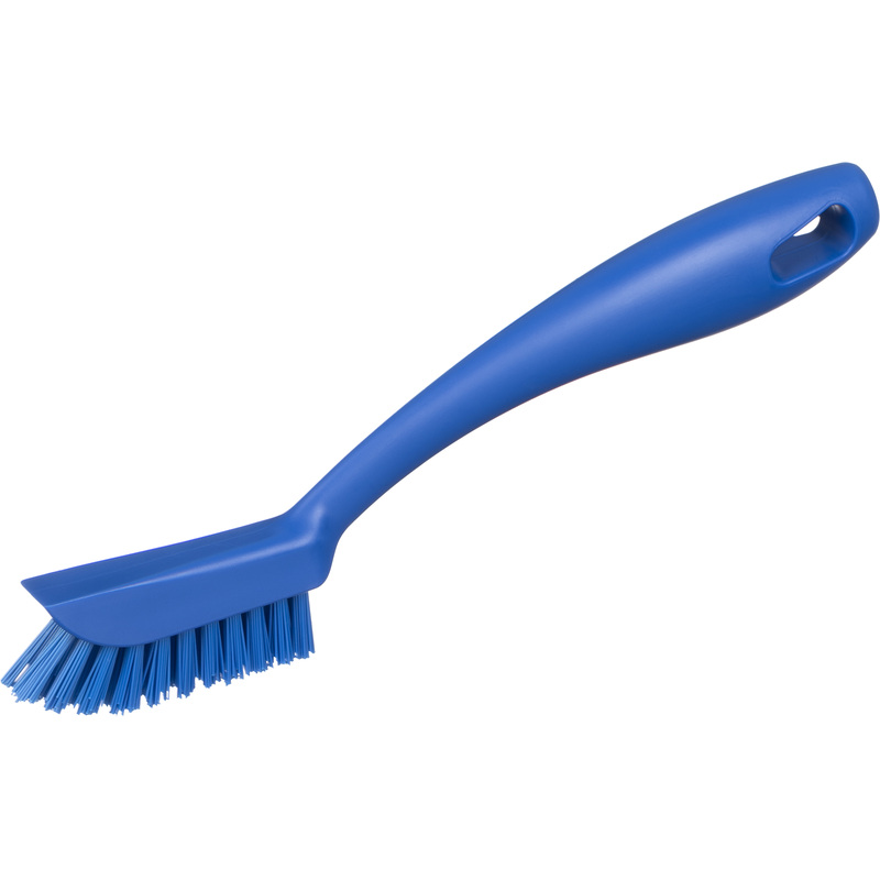 Изображение товара Щётка для мелких деталей FBK жёсткая 200x12 мм синяя для профессиональной очистки