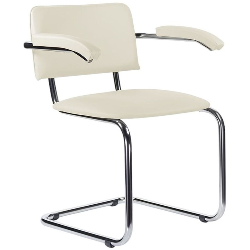 Изображение товара Стул офисный Silwia Arm бежевый с подлокотниками