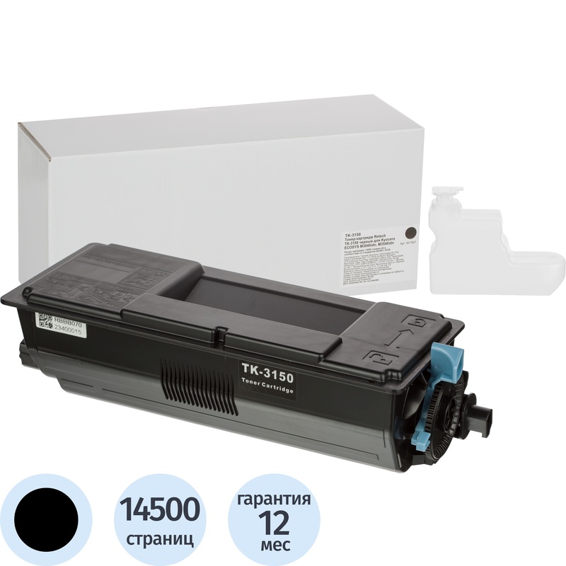 Изображение товара Картридж лазерный Retech TK-3150 для Kyocera черный