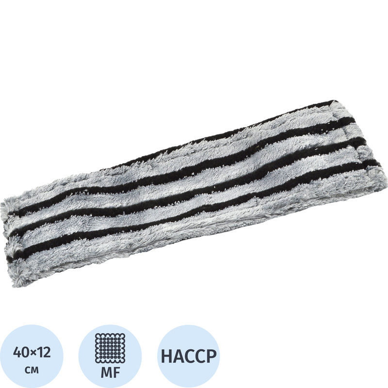 Изображение товара Насадка МОП A-VM из микрофибры для швабры 40x12 см