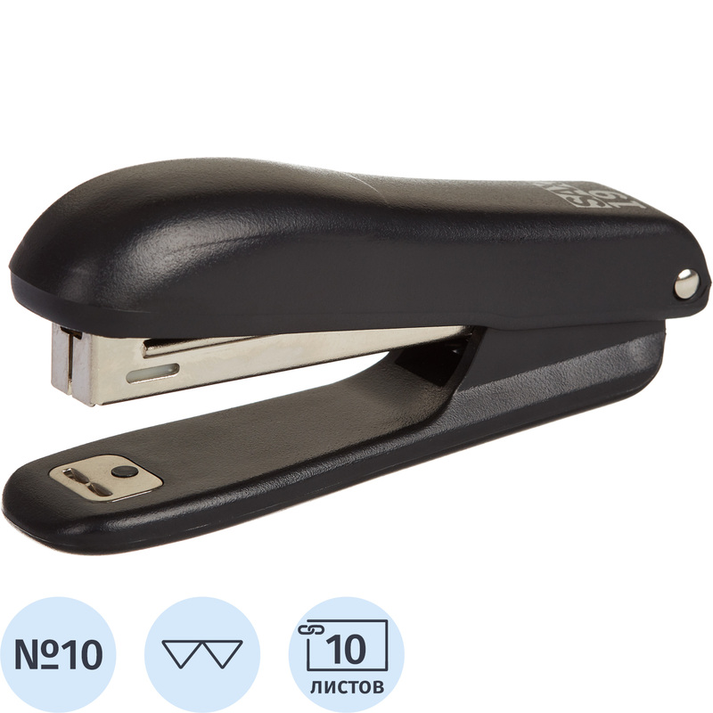 Изображение товара Степлер Sax 19 до 10 листов черный (скобы № 10)
