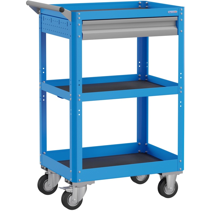 Изображение товара Тележка инструментальная Верстакофф PLC 9506.1-К (серый/синий, 600х450х950 мм)