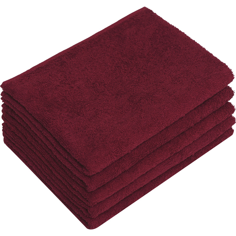 Изображение товара Набор махровых полотенец 5 шт 40x70 см винные хлопок из Туркменистана