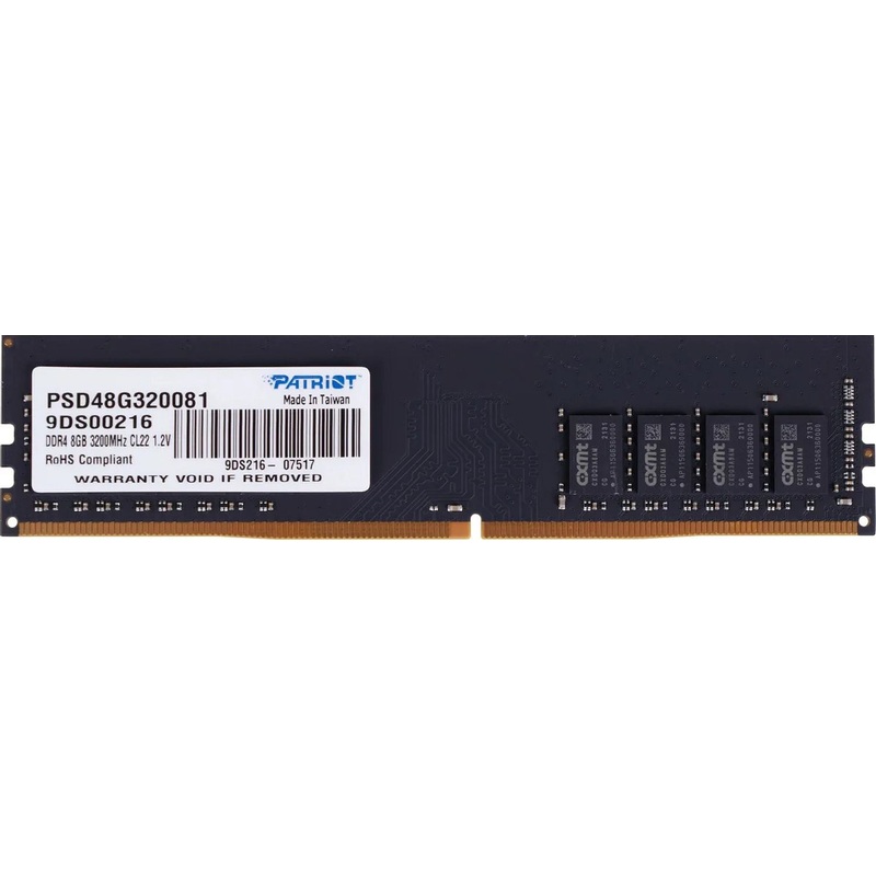 Изображение товара Модуль памяти Patriot Memory DDR4 8 ГБ (PSD34G160081) для десктопа