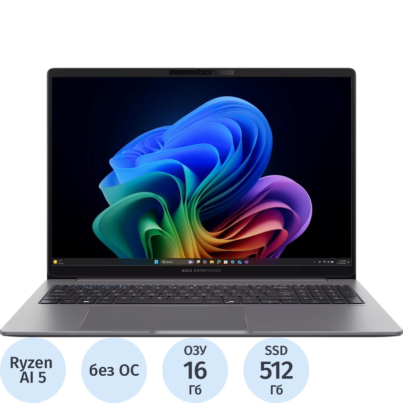 Изображение товара Ноутбук Asus ExpertBook PM3406CKA-LY0238 с AMD Ryzen AI 5