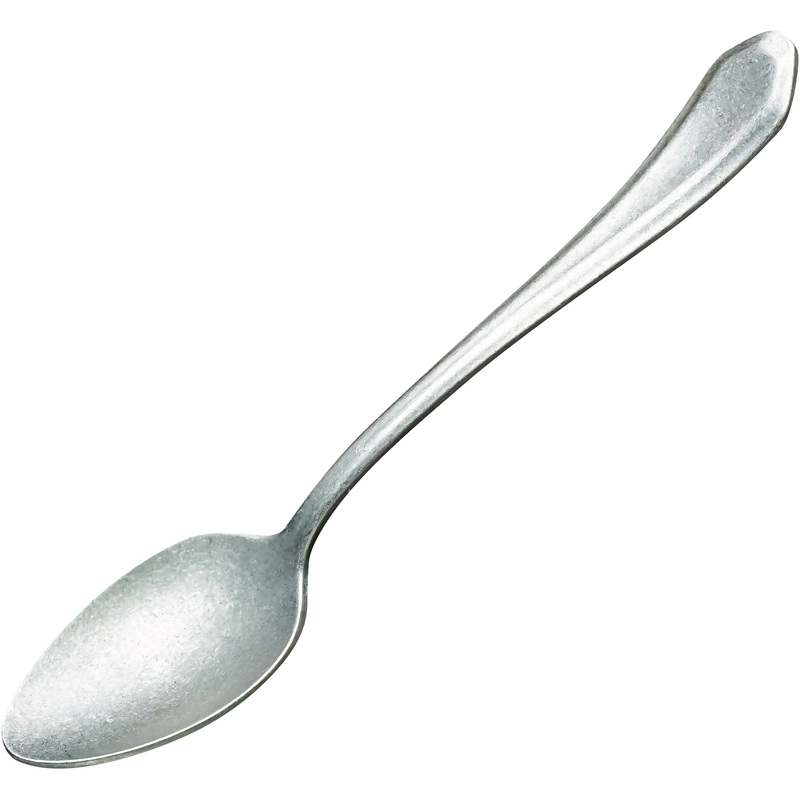 Изображение товара Ложка чайная Hisar Riva Vintage 13.6 см из нержавеющей стали, упаковка 12 штук