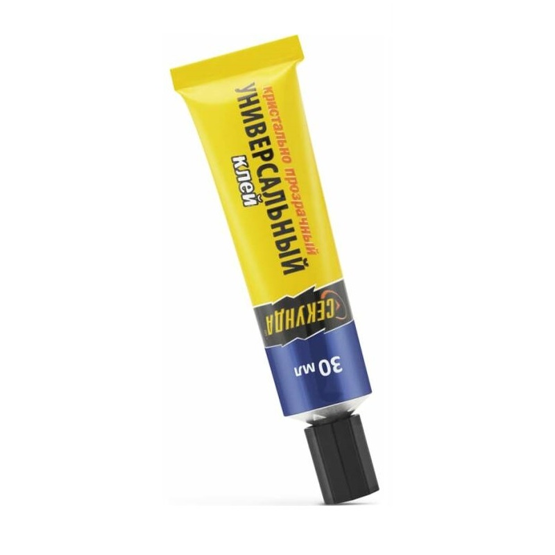 Изображение товара Универсальный клей Секунда 30 мл быстросохнущий с дозатором для различных материалов