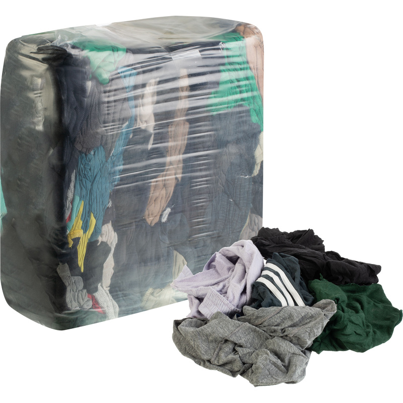 Изображение товара Ветошь трикотажная цветная 10 кг (размер лоскута 40x60 см)