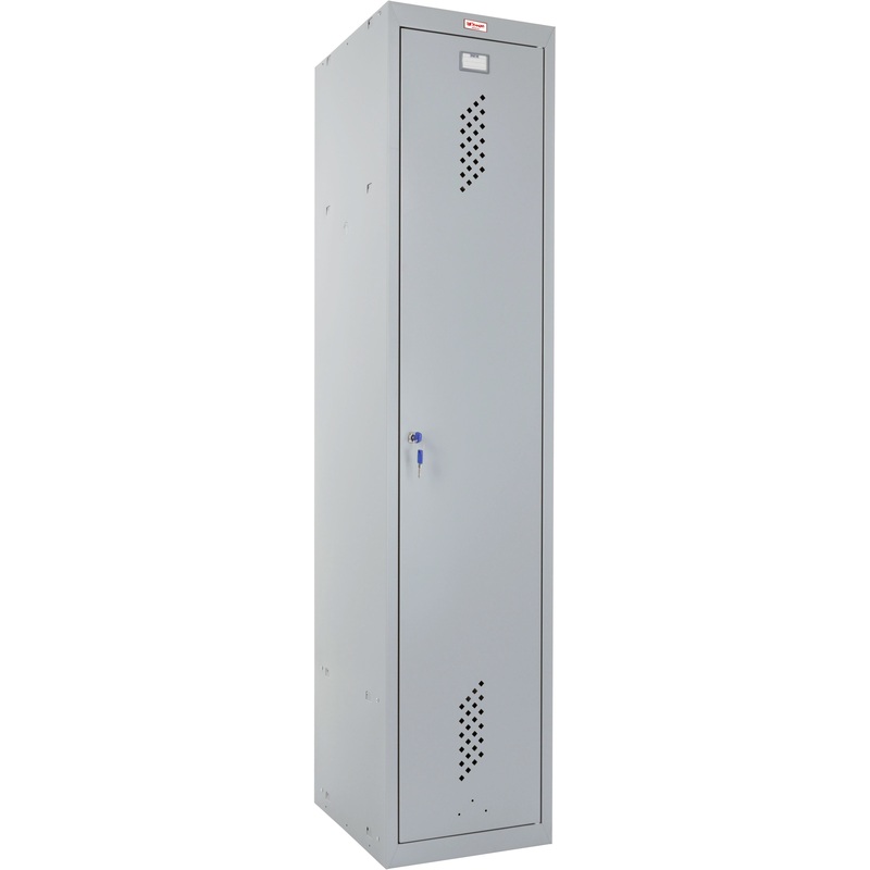 Изображение товара Шкаф для одежды металлический Комус Мебель ML/LS-11-40D (серый, 400х500х1830 мм)