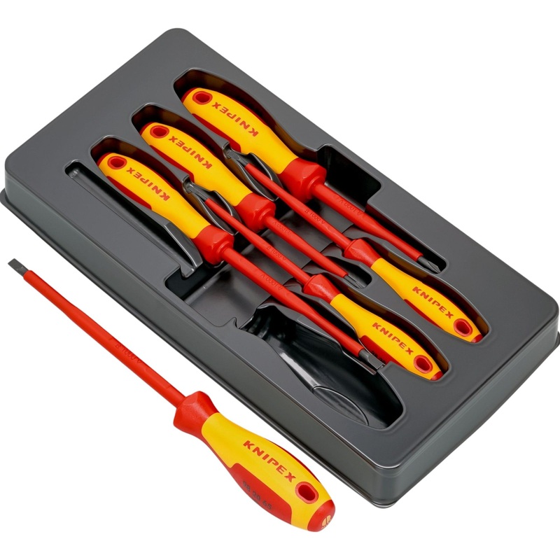 Изображение товара Набор отвёрток Knipex KN-002012V01 6 штук высокое качество электробезопасность
