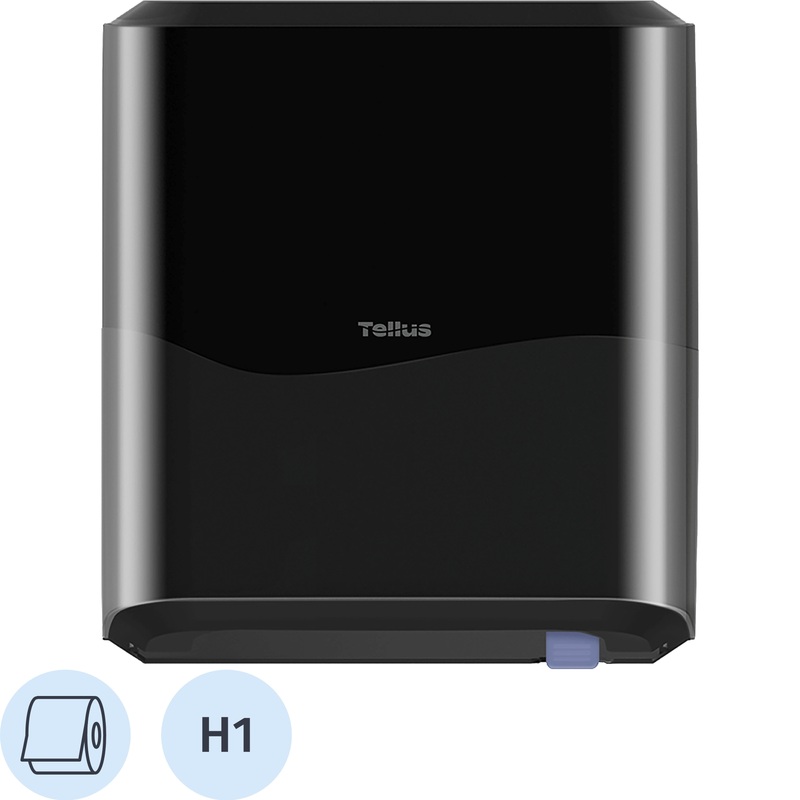Изображение товара Диспенсер для полотенец рулонных Tellus Matic Solution H1 чёрный (911008)