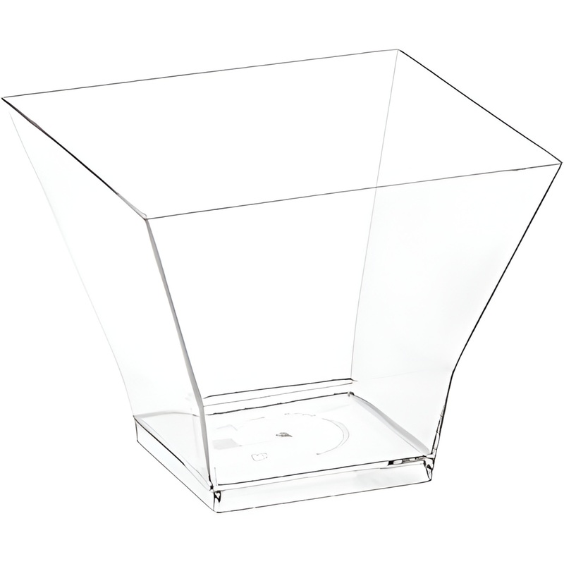 Изображение товара Форма фуршетная Аэроснаб Чашка Пагода 150 мл 72х72 мм прозрачная (240 штук в упаковке)