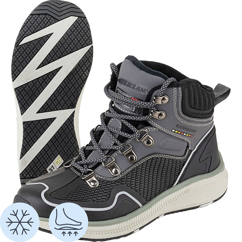 Изображение товара Ботинки треккинговые Elkland 165 утепленные ЭВА-нитрил серые размер 39
