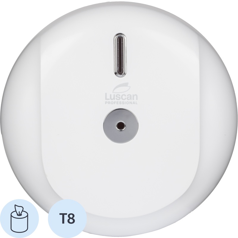 Изображение товара Диспенсер для туалетной бумаги Luscan Professional T8 настенный белый пластиковый