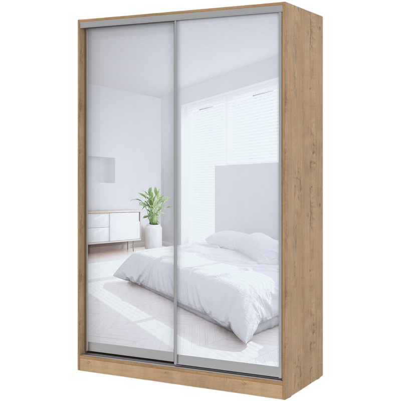 Изображение товара Шкаф-купе Comfort ШКЗЗ.16.1 2-х дверный ЛДСП teakwood