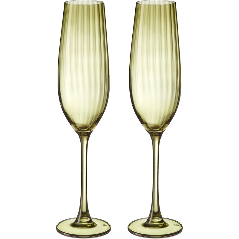 Изображение товара Набор бокалов для шампанского Crystal Bohemia Columba Optic 260 мл 2 шт