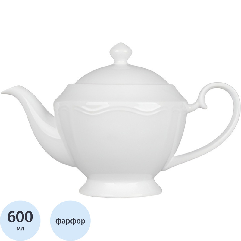 Изображение товара Чайник заварочный фарфоровый Casa di Fortuna Grazia 600 мл