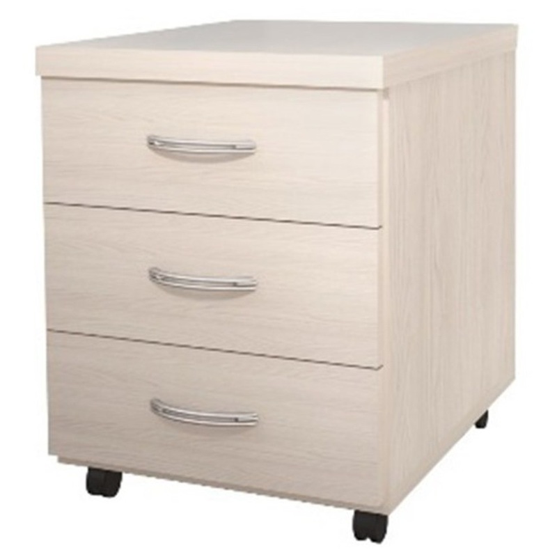 Изображение товара Тумба подкатная Эталон дуб молочный 408х487х525 мм 3 ящика