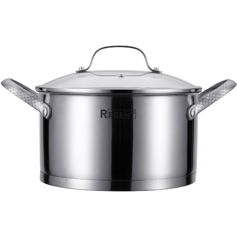 Изображение товара Кастрюля Regent inox Linea Sirena 3.4 л нержавеющая сталь с крышкой