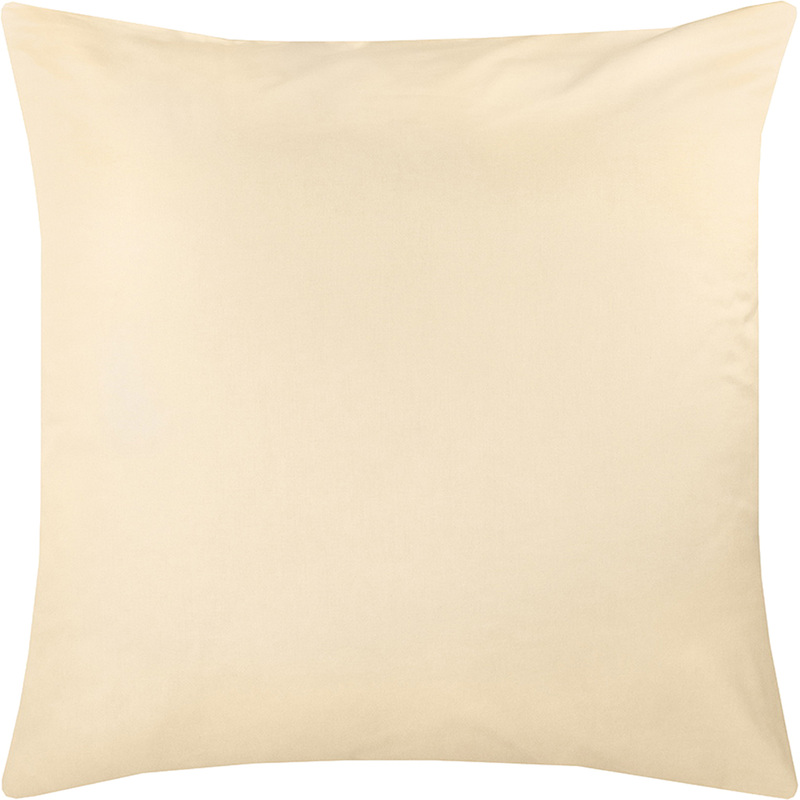 Изображение товара Наволочка Monocolor 70x70 см сатин кремовая 2 шт Россия