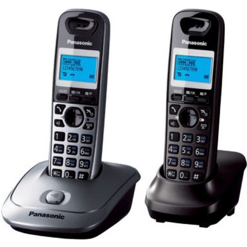Изображение товара Радиотелефон Panasonic KX-TG2512RU1 с 2 трубками и дисплеем