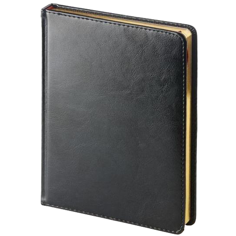 Изображение товара Ежедневник Attache Sidney Nebraska A6 недатированный искусственная кожа черный 136 листов